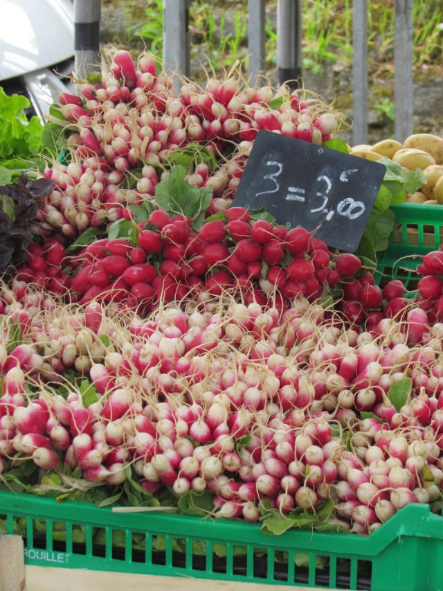 It must be the best time of the year for radishes because these were local and they looked so good.
