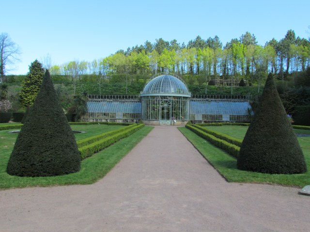 This small greenhouse was built in 1873. We couldn't get inside but it was fun to look in the windows.