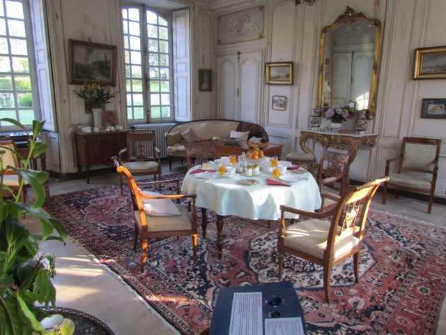 There were 2 dining rooms in the main house where they served breakfast to guests.