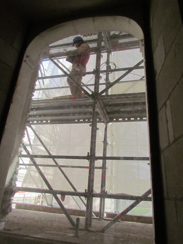 This is what you can see out of many of the windows. Hmmm....