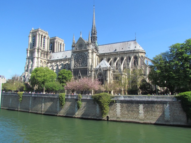 As seen from the left bank.